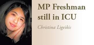 MP freshman still in ICU