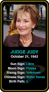 Celeb Libra Birthdays Judge Judys Astrology Info Sign Up