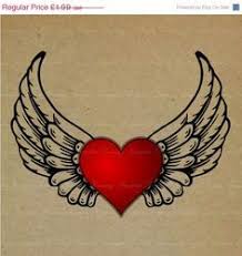 Heart Wings Tattoo On Pinterest Winged Heart Tattoos Small Wing Heart With Wings Tattoo Wings Tattoo Heart Tattoo