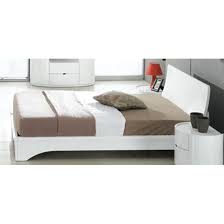 Led enhances the front side of each case piece and top rail of the bed. Laura King Size Bed In White High Gloss Sale