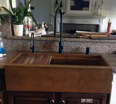 top mount custom copper sinks made