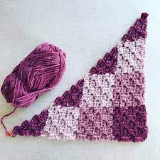 This blanket works up fast and is fun to memorize and pick up easily where you left off. Gingham Check Corner To Corner C2c Blanket Crochet Etsy Crochet Blanket Designs Crochet Blanket Patterns Crochet Patterns