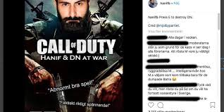 Mediehusens branschorganisation tu bad om ett möte med partisekreterare gunnar strömmer angående, som man skriver i ett pressmeddelande, de anspelningar på krig och hot mot medier som hanif bali. Hanif Bali Raderade Kritiserad Vapenbild Ttela