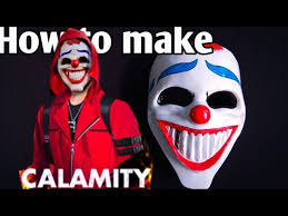 Cara Membuat Topeng Calamity Kriminal Bandit Freefire Battle Ground Dari Bubur Kertas Youtube