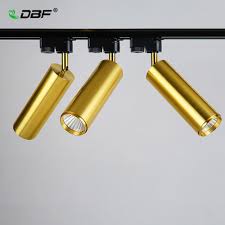 Dbf Dimmable Led Track Light Lamp 5w 7w 10w 12w 15w 20w Gold Track Lighting Fixtures Spotlights For Shop Clothing Store Home Track Lighting Aliexpress