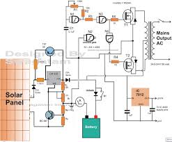 Is the input of the system which is the power the aim of this circuit is to protect the pv panel from the battery voltage when the solar panel is not. Simple Solar Inverter Circuits For Students