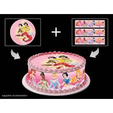 Kit Deco Azyme Sucre Easy Cake Princesse Family En 2020 Gateau Anniversaire Princesse Gateau Princesse Disney Idee Gateau