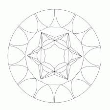 Un coloriage mandala complexe c'est quoi ? Coloriage Mandala Facile A Imprimer Gratuit Coloring Home