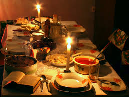 Blessing before a meal beannaigh sinne, a dhia. Wigilia Wikipedia