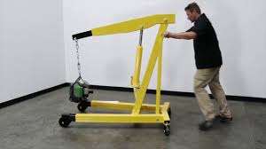It is durable and sturdy; Vestil Shop Crane Engine Hoist Youtube