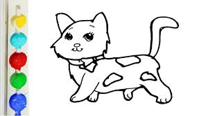 Cara menggambar dan mewarnai kucing lucu warna warni untuk anak anak youtube. Menggambar Dan Mewarnai Kucing Lucu Untuk Anak Anak San Art19 Youtube