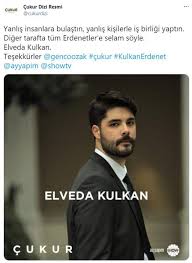 Pazartesi günleri ekranda olan çukur dizisi kulkan kimdir? Cukur Dizisinin Kulkan I Genco Ozak Diziye Veda Etti Magazin Haberleri