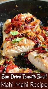 Tomato Basil Mahi Mahi Tender Firm And Flaky Mahi Mahi Fillets Pan Seared With Delicious Combination Of Shallots S Recipes Mahi Mahi Recipes Seafood Recipes