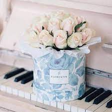 Waterproof Long Paper Box For Flower Rectanglular Flower Gift Packaging Hat Box Flower Bouquets Packaging Flower Box Hat Box Flowers Flower Gift Flower Boxes