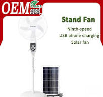 2inch 14 Inch 16inch Rechargeable Solar Electric Fan