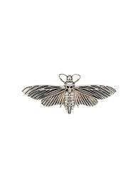Shop Alexander Mcqueen Skull Moth Brooch In Vitkac From The World S Best Independent Boutiques At Farfetch Com Shop 400 B Alexander Mcqueen Skull Moth Mcqueen
