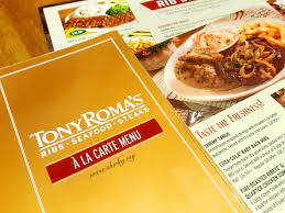Prawn pasta, grill cod n of course the signatured baked onion rings. Tony Roma S Singapore Non Halal Shirley My