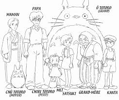 Anime Coloring Pages Ghibli Studio Coloring Pages Totoro Totoro Characters Studio Ghibli Characters