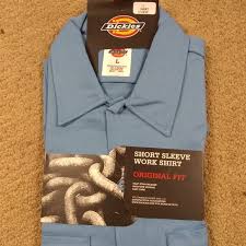 Dickies Short Sleeve Work Shirt Brand New Size L Boutique