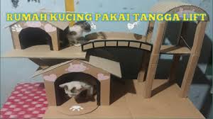 Maybe you would like to learn more about one of these? Cara Membuat Rumah Kucing 2 Lantai Dari Kardus Mengunakan Tangga Lift Ide Kreatif Barang Bekas Youtube