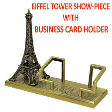 Direct from great big canvas! Creative Eiffel Tower Statue Showpiece Model With Business Card Holder Figurine Home Office Decoration Accessories Metal Craft Embellishments Birthday Anniversary Corporate Gift Table Organizer Amazon In Toys Games