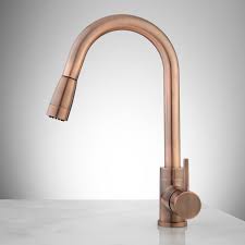 Black And Copper Kitchen Tap Finite Single Hole Kitchen Faucet With Swivel Spout And Pull Out Spray Copper Kitchen Faucets Kitchen Faucet Copper Kitchen Sink