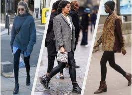 For chunkier, almost oversize chelsea boots, three of our cool women say you can't go wrong with a pair from eytys. How To Wear Ankle Boots With Leggings In 2020 Purewow