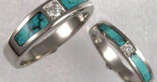 Pin By Brenda Foster Dunn On Jewelry Native American Wedding Rings Turquoise Wedding Rings Wedding Ring Bands