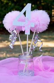 Ballerina table topper centerpiece marabou feather pompom | etsy. Ballerina Party Pink And Silver Centerpiece Table Decoration Ballerina Birthday Parties Ballerina Party Birthday Party Themes