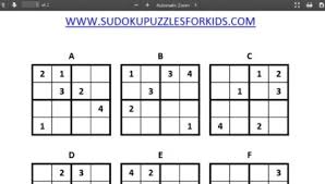Maybe you would like to learn more about one of these? 11 Websites For 4x4 Sudoku Printable Puzzles