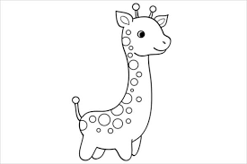 See more ideas about giraffe coloring pages, coloring pages, easy drawings. Free 7 Giraffe Coloring Pages In Ai