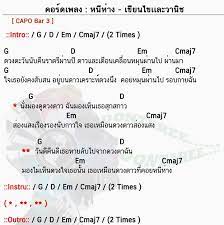 คอร ดเพลง หน ห าง เข ยนไขเเละวาน ช หน ห าง คอร ด ง ายๆ dontaree คอร ดก ต าร งานฝ ม อจากกระดาษโน ตดนตร การศ กษาด านดนตร