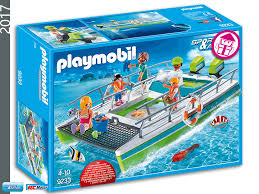 Playmobil 9233 Glass Bottom Boat With Underwater Motor Playmobil Glass Bottom Boat Catamaran