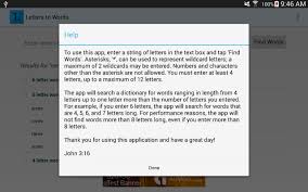 How to find words containing some letters? Letters To Words For Android Apk Download