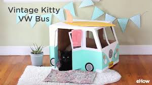 Maybe you would like to learn more about one of these? Cardboard Vw Bus Cat House Tutorial Youtube