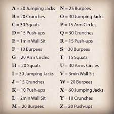 A typical exercise plan — cardio, strength training and flexibility — can take an hour or longer each day. Alphabet Workout Leash Your Fitness