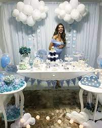 52 Die Grundlegenden Tatsachen Der Babypartydekorationsideen Fur Jungen 44 Baby Shower Ideas Baby Shower Table Decorations Decoracion Baby Shower Baby Shower Party Decorations