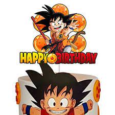 Article by oh my fiesta! Dragon Ball Z Cake Topper Dragonball Son Goku Happy Birthday Theme Cartoon Party Decoration Walmart Com Walmart Com