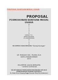 Kelompok usaharumah makan karya nusantara. Contoh Proposal Bantuan Modal Usaha Perorangan Pdf Contoh Proposal Permohonan Bantuan Dana Usaha Kecil Berbagi Contoh Proposal