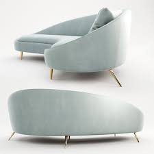 Explore modern sofas, chaises, loveseats, and settees designed by jonathan adler. Jonathan Adler Ether Curved Sofa 3d Model For Vray Corona