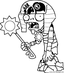 Zombies coloring pages from a popular game. Print Egypt Plants Vs Zombies Coloring Pages Free Coloring Pages Coloring Pages Plant Zombie