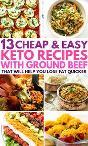 Looking For Delicious And Cheap Keto Ground Beef Recipes To Make For Lunch Or Dinner Try These Keto Recipes Easy Ground Beef Keto Recipes Ground Beef Recipes