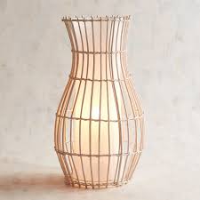 Sea Isle Whitewashed Table Lamp