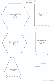 Can be used for decorations, stencils, labels and printable stickers. A Dorky Emu Exploding Hexagon Carousel Box Video Tutorial
