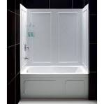 MAAX Avenue 60-inch Alcove Bathtub in White with Left-Hand