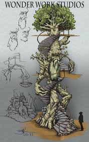 Feel free to explore, study and enjoy paintings with paintingvalley.com Tree Ent Staircase For Castle Themed Home