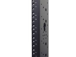 2-Post Open Frame Network Relay Rack - 25U, #12-24 Tapped Rails | Computer  Cable Store