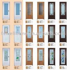 A bathroom is a room in the home or hotel for personal hygiene activities generally containing a sink basin and either a bathtub a shower or both. Pvc Bathroom Door Wood Colour Double Or Single Glass Global Sources