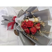 Check spelling or type a new query. Soap Roses With Snacks Chocolate Surprise Bouquet Sejambak Bunga Ros Sabun Dengan Snek Atau Coklat Graduation Birthday Shopee Malaysia