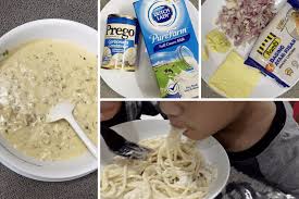 This cheesy pasta dish is an italian favourite. Resepi Spageti Carbonara Simple
